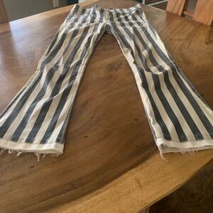 RTA brand lambskin on outside, cotton contrast